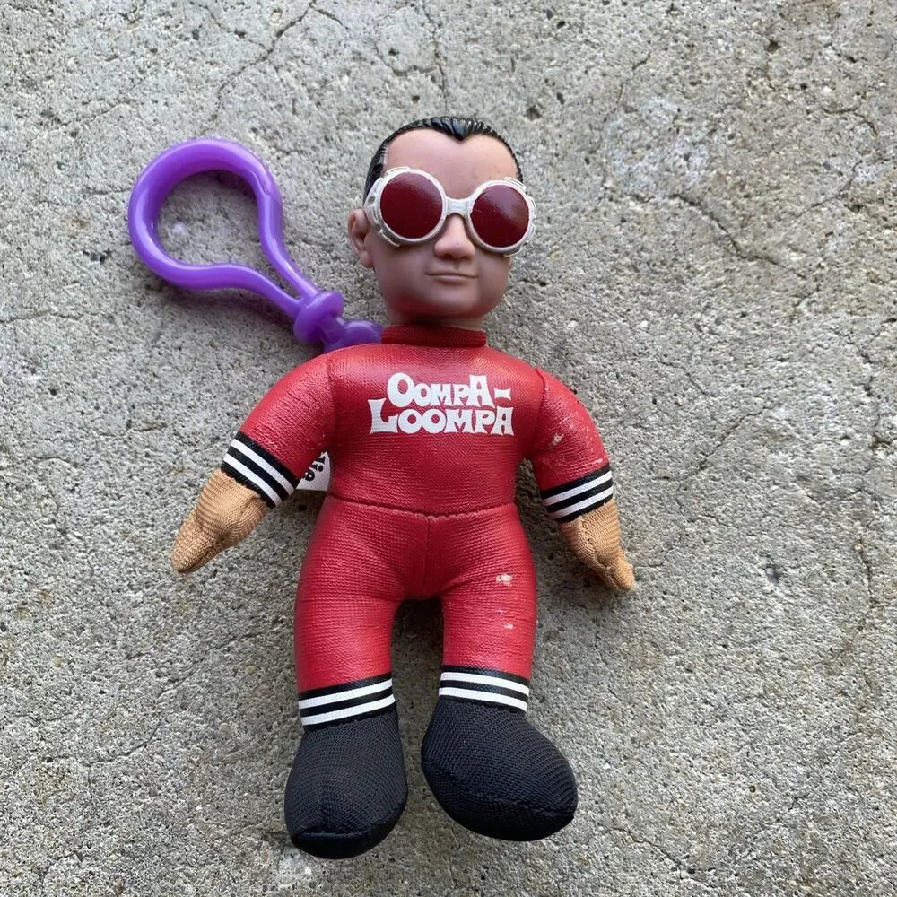 Wendy's Kids Meal Toy Oompa Loompa Keychain Doll Charlie & The Chocolate Factory